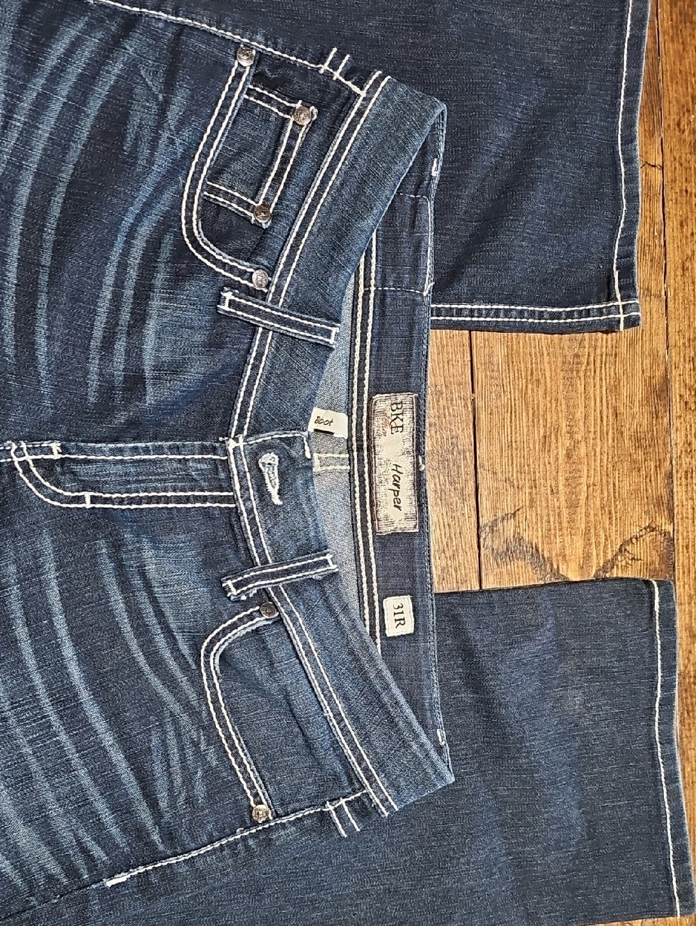 BKE Dark Blue Denim Jeans- Harper